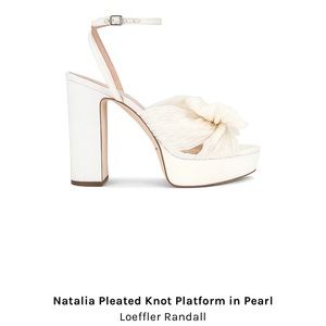 Loeffler Randall Natalia Pleated Knot Platform